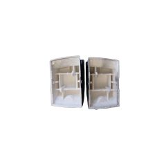 Glass Button Cover 2 Pieces for Audi A3 A6 Q7