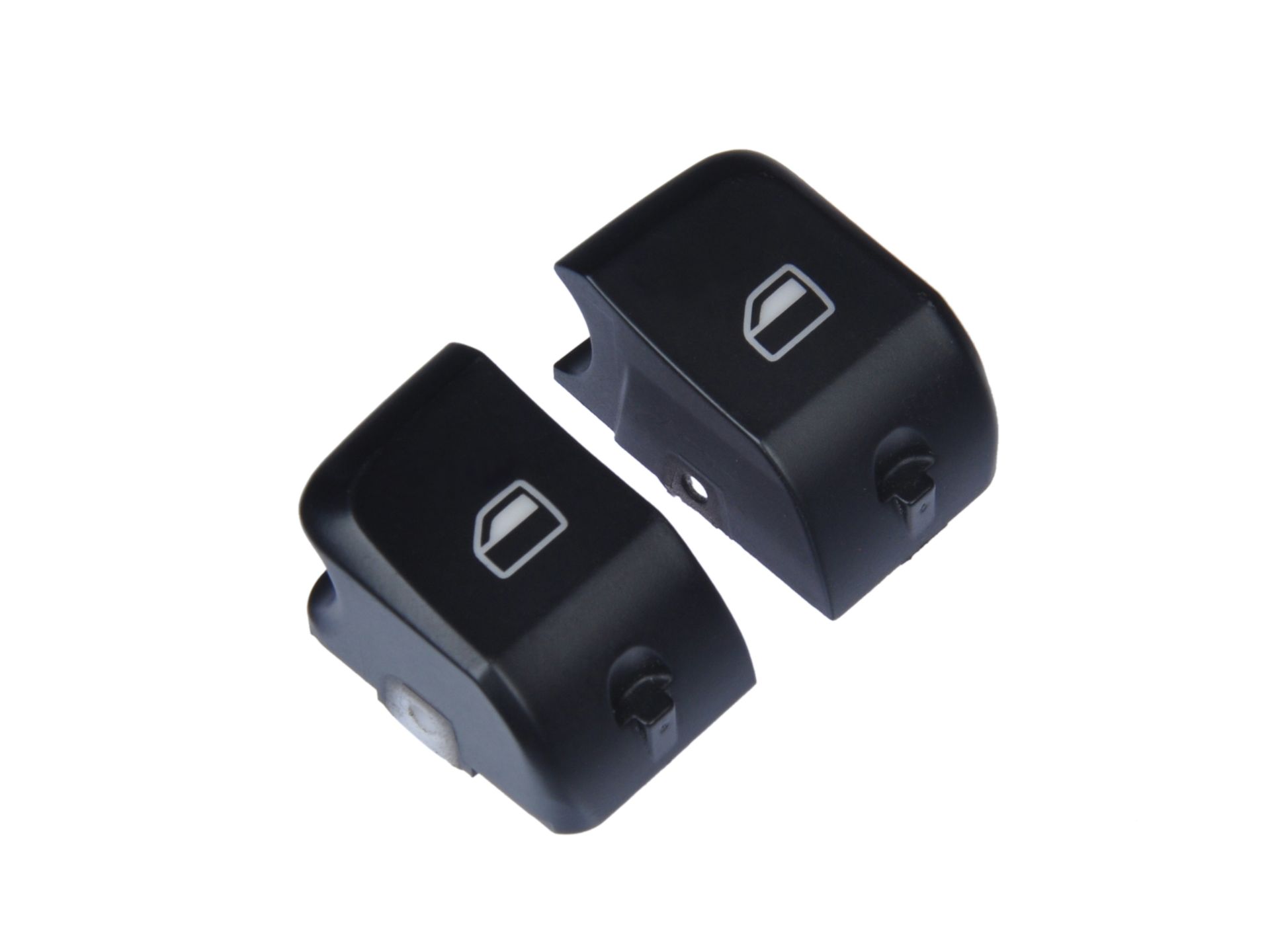 Glass Button Cover 2 Pieces for Audi A4 A5 Q5