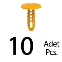 Alfa Romeo 147, Fiat Grande Punto için Döşeme Klipsi- 10 Adet