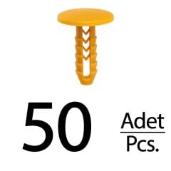 Alfa Romeo 147, Fiat Grande Punto için Döşeme Klipsi- 50 Adet