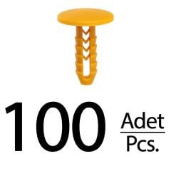 Alfa Romeo 147, Fiat Grande Punto için Döşeme Klipsi- 100 Adet