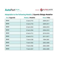 Volkswagen, Skoda için Döşeme Klipsi