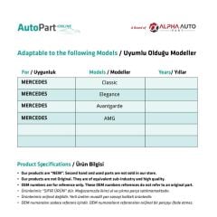 Gear Shift Knob and Bellows for Mercedes C Class W210 Classic,Avantgarde,Amg,Elegance Case