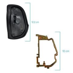 Mercedes W210, W140 için Katlanır Ayna Demiri ve Lastiği SOL