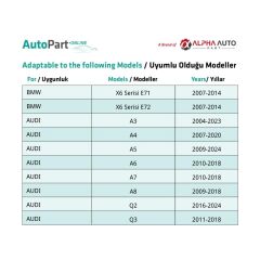 Volkswagen, Skoda için Döşeme Klipsi- 10 Adet