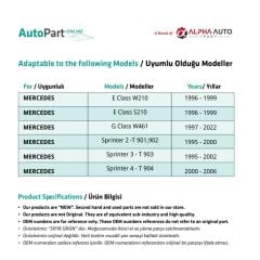 Injector Pipe for Mercedes Sprinter