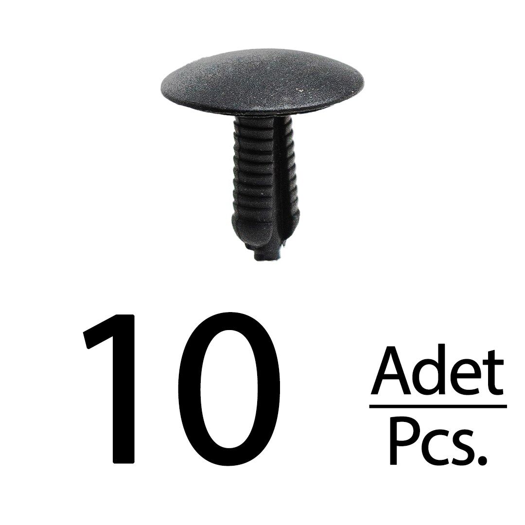 Ford, Land Rover, Jaguar için Döşeme Klipsi- 10 Adet