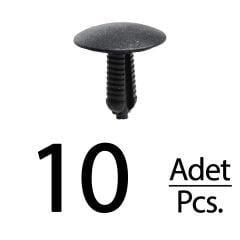 Ford, Land Rover, Jaguar için Döşeme Klipsi- 10 Adet