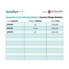 Ford, Land Rover, Jaguar için Döşeme Klipsi- 50 Adet