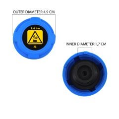 Radiator Replacement Water Tank Cap 1.4 Bar for Citroen, Alfa Romeo