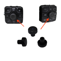 Radio Button for Mercedes Audio 10 Becker BE4400 BE4500 BE3210