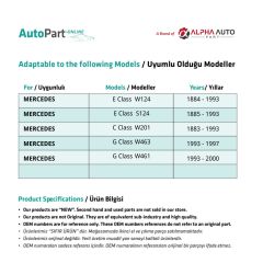 Injector Pipe for Mercedes E Class W124,S124,C Class W201