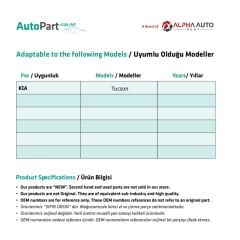 Door Lock Gear for Kia Tucson