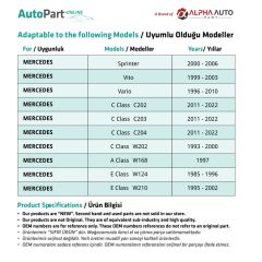 Connector 5 Pcs for Mercedes E Class W124,W210