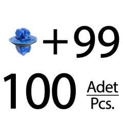 Toyota Tacoma için Yan Kaplama Klipsi- 100 Adet