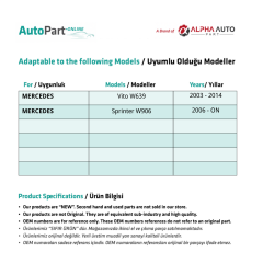Armrest Armrest Bushing Iron Right Left Set For Mercedes Vito Viano