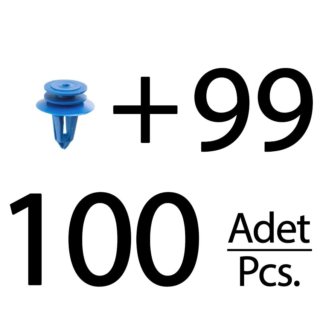 Volkswagen, Skoda için Kapı Döşeme Klipsi- 100 Adet