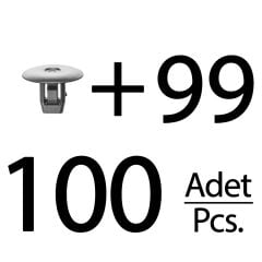 Honda Civis, Odyssey için Davlumbaz Klipsi- 100'lü