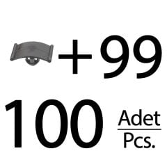 Opel, Peugeot, Renault için İzolasyon, Keçe Klipsi- 100'lü