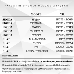 Audi A3, Skoda Octavia, Seat Leon için Terminal Soket