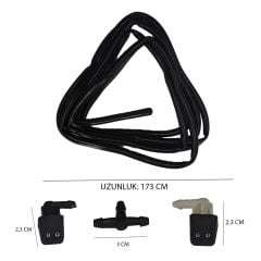 Renault R9, R11, R21 için Su Fıskiye Memesi Hortum Seti