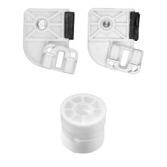 Volkswagen Transporter T5 için Cam Kriko Plastiği ve Makarası-Sağ-Sol-Set