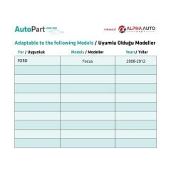 Mercedes E Class W201 için Sağ - Sol Panel Difüzörü