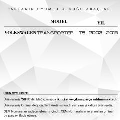 Volkswagen Transporter T5  için Kalorifer Kumanda Teli