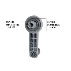 Window Opening Lever 2 pcs for Renault R7, R9, Clio1, R19,R21, Rapid