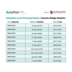Mercedes için Enjektör Borusu- No:1-1