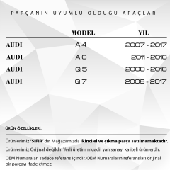 VW Jetta, Golf, Audi A4, Q5 için D Tip Kalın Terminal Soket
