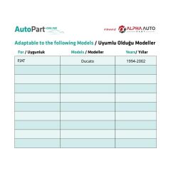 Fiat Ducato için Döşeme Klipsi-Krem - 50 Adet