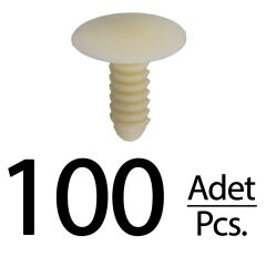 Fiat Ducato için Döşeme Klipsi-Krem - 100 Adet