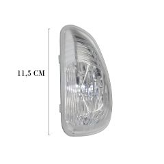 Mirror Signal for Renault Master 3, Opel, Nissan - LEFT - WHITE