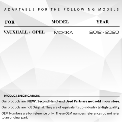 Hand Brake Button for Opel Mokka - RED