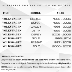 Engine Guard Plug for Volkswagen Passat, Golf, Audi A3, A4