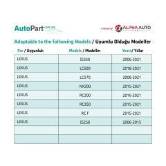 Toyota ve Lexus için Çamurluk Etek Klipsleri- 100 Adet