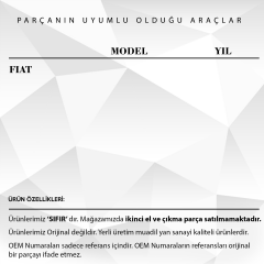 Fiat için Bosch Tipi 2'li Enjektör Soketi
