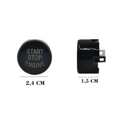 BMW F10, F30 için Start - Stop Düğme Kapağı