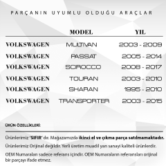 VW Golf, Audi A3, Seat Leon, Skoda için Su Borusu T Dağıtıcı