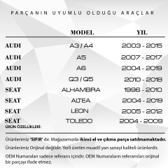 VW Golf, Audi A3, Seat Leon, Skoda için Su Borusu T Dağıtıcı