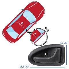 Right and Left Door Interior Opening Lever for Renault Megane 1, Clio2