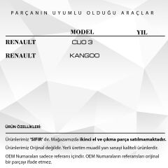 Renault Clio 3, Kangoo için Airbag Şerit  (Soketli)