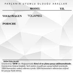 Porsche, Volkswagen Touareg için Arka Perde Dişlisi (31 Diş)