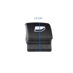 Glass Button Cover for Peugeot 207, Partner, Tepee and Citroen Berlingo - Right