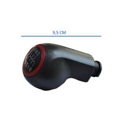 6-Speed Gear Knob for Opel Astra H, Corsa D-Red
