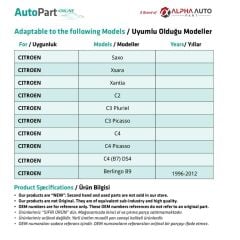 Peugeot 301,308,2008,3008,5008,605 için Vites Topuzu