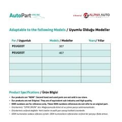Handbrake Button for Peugeot 307, 407-Grey