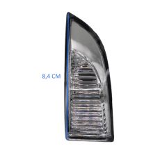 Megane 3, Fluence için Ayna Sinyali Beyaz- Sol
