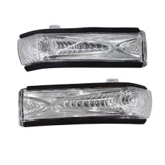 Mirror Signal White Right-Left Set for Fiat Doblo, Combo D